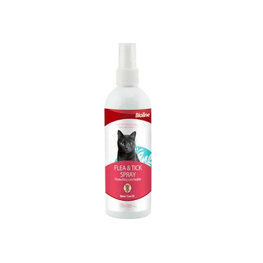 Bioline Flea & Tick Spray for Cat 175ml