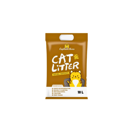 Captain Meow Clumping Cat Litter (Coffee) 10l
