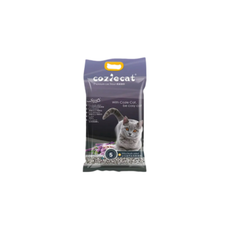 Coziecat Premium Clumping Cat Litter 5L (Lavender)